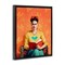 Stupell Industries Modern Frida Kahlo Framed Floater Canvas Wall Art